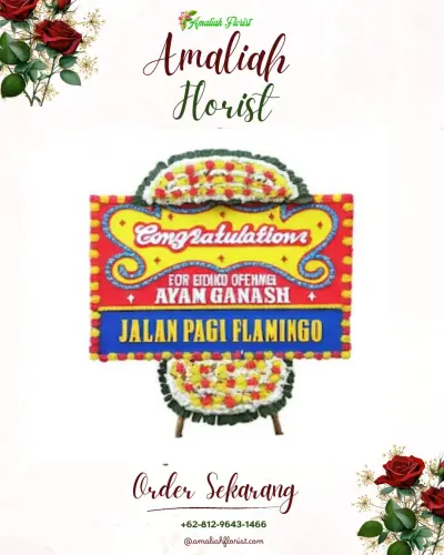 Bunga Papan Congratulation di Kutorojo